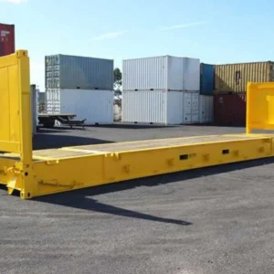 Container per spedizioni Flat Rack da 20 piedi: soluzione per carichi pesanti e di grandi dimensioni
